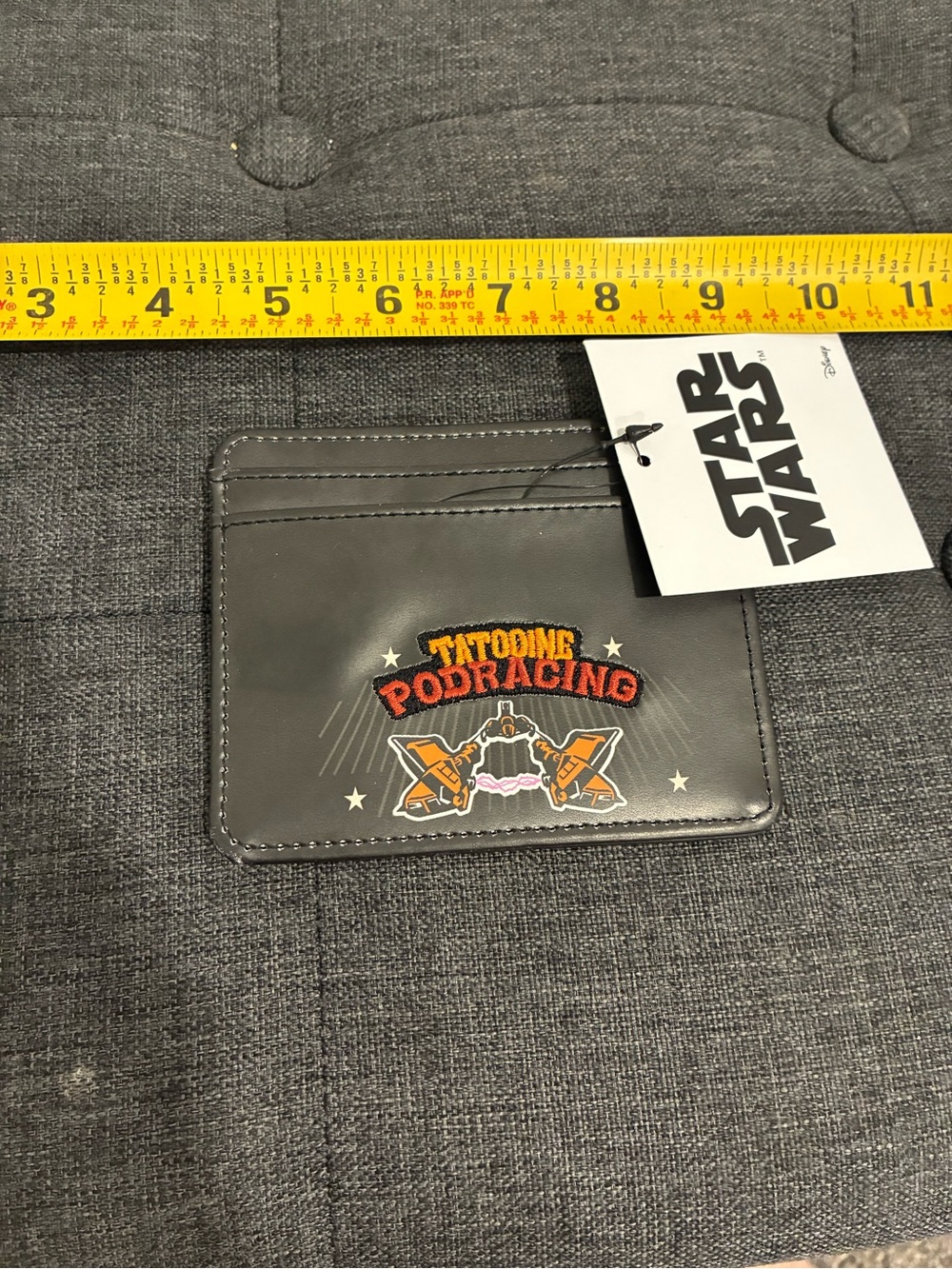 Star Wars Tatooine Podracing Gray Card Holder